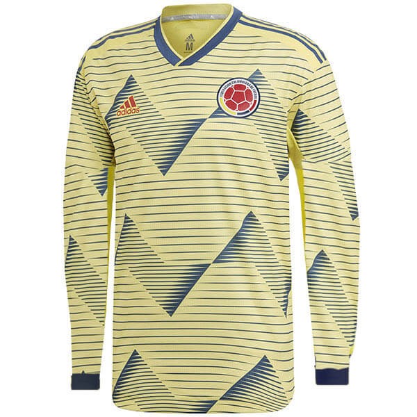 Camisetas Colombia Primera equipo ML 2019 Amarillo